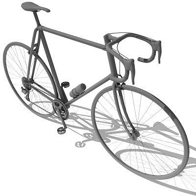 Simple Street Bicycle 3D model_10