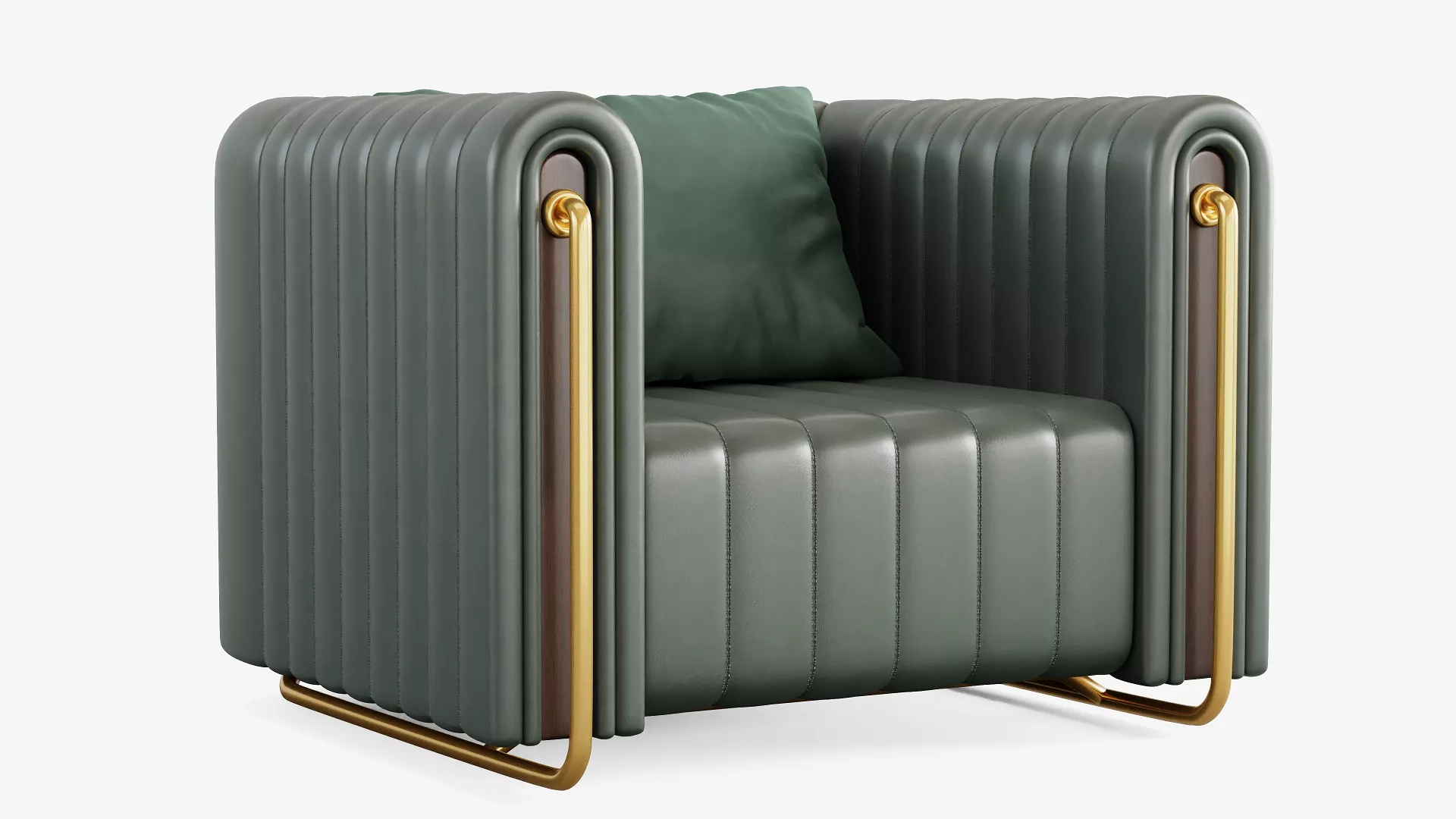 Rivers Armchair - Tutorial Included 3D model