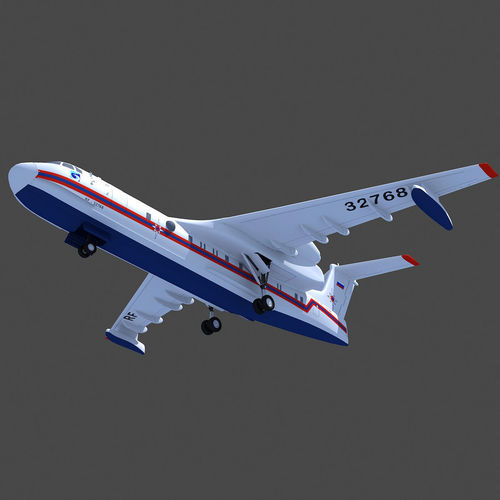  Altair White Airplane 3D model