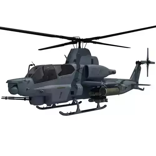 Viper Military Helicopter 3D model