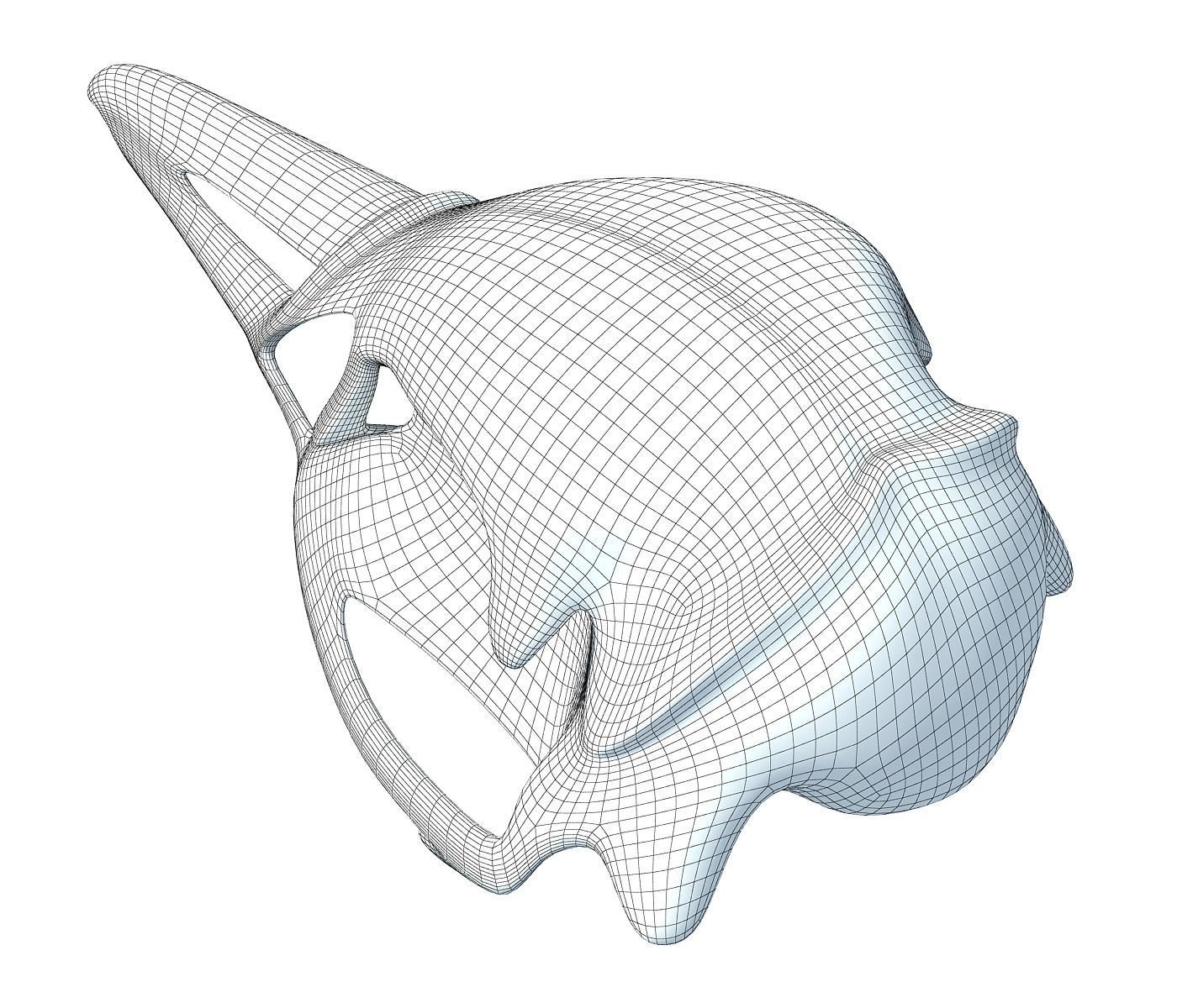 Skeleton of Bald Eagle Skull  3D model_7
