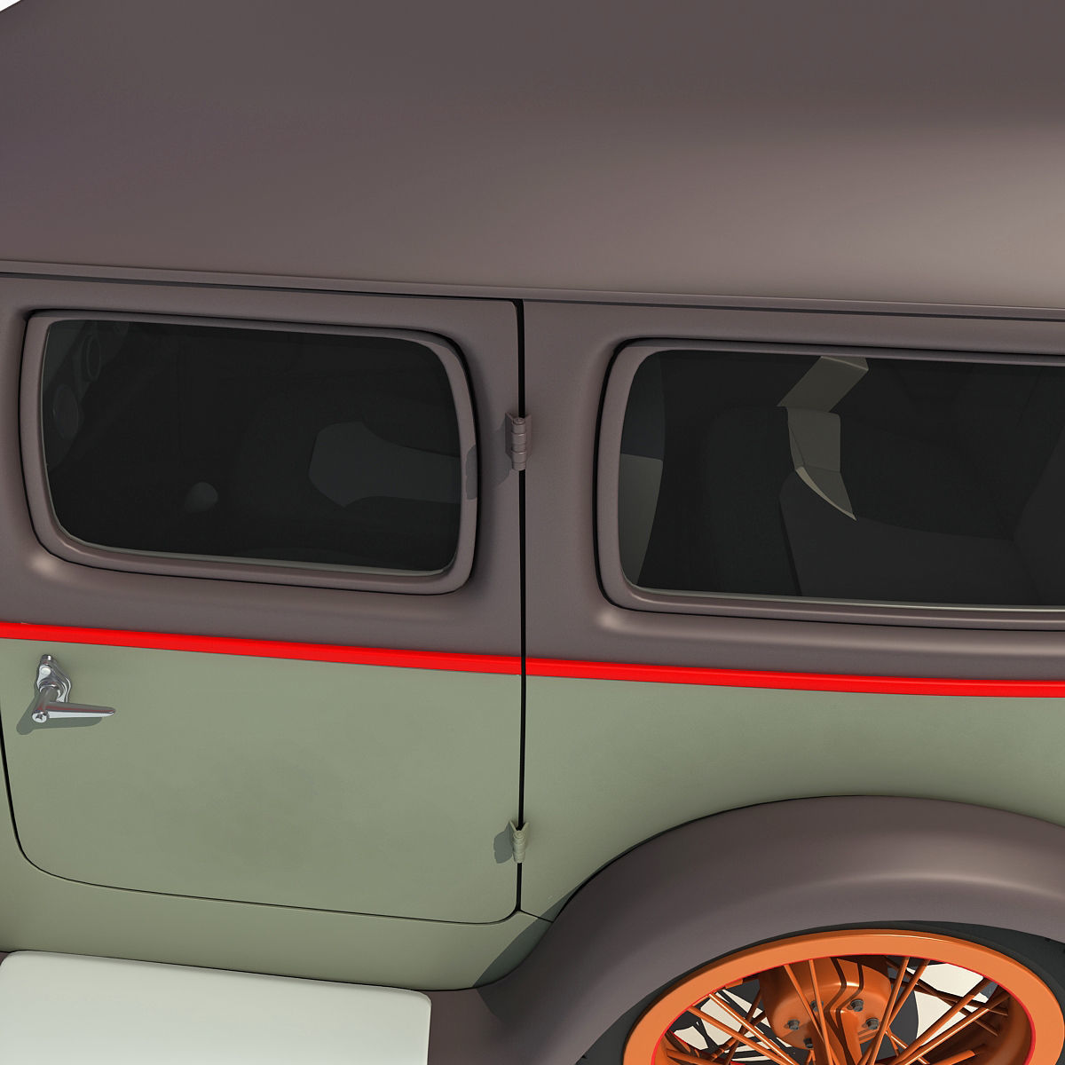 WWII Austin Vehicle 3D model_15