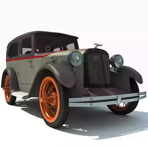 WWII Austin Vehicle 3D model