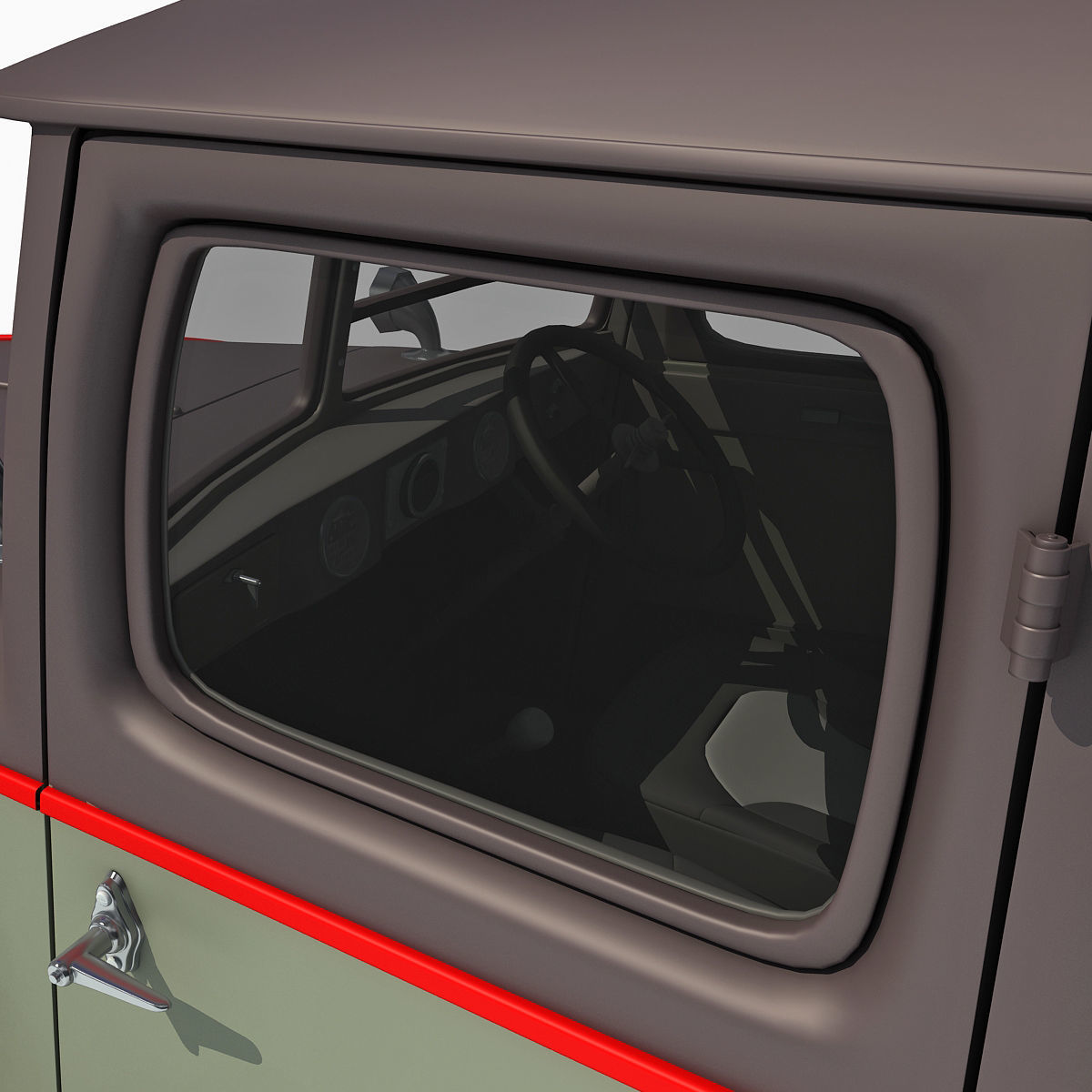 WWII Austin Vehicle 3D model_9