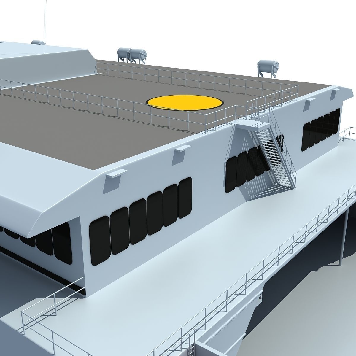 Austal Super Fast Yacht 3D model_13