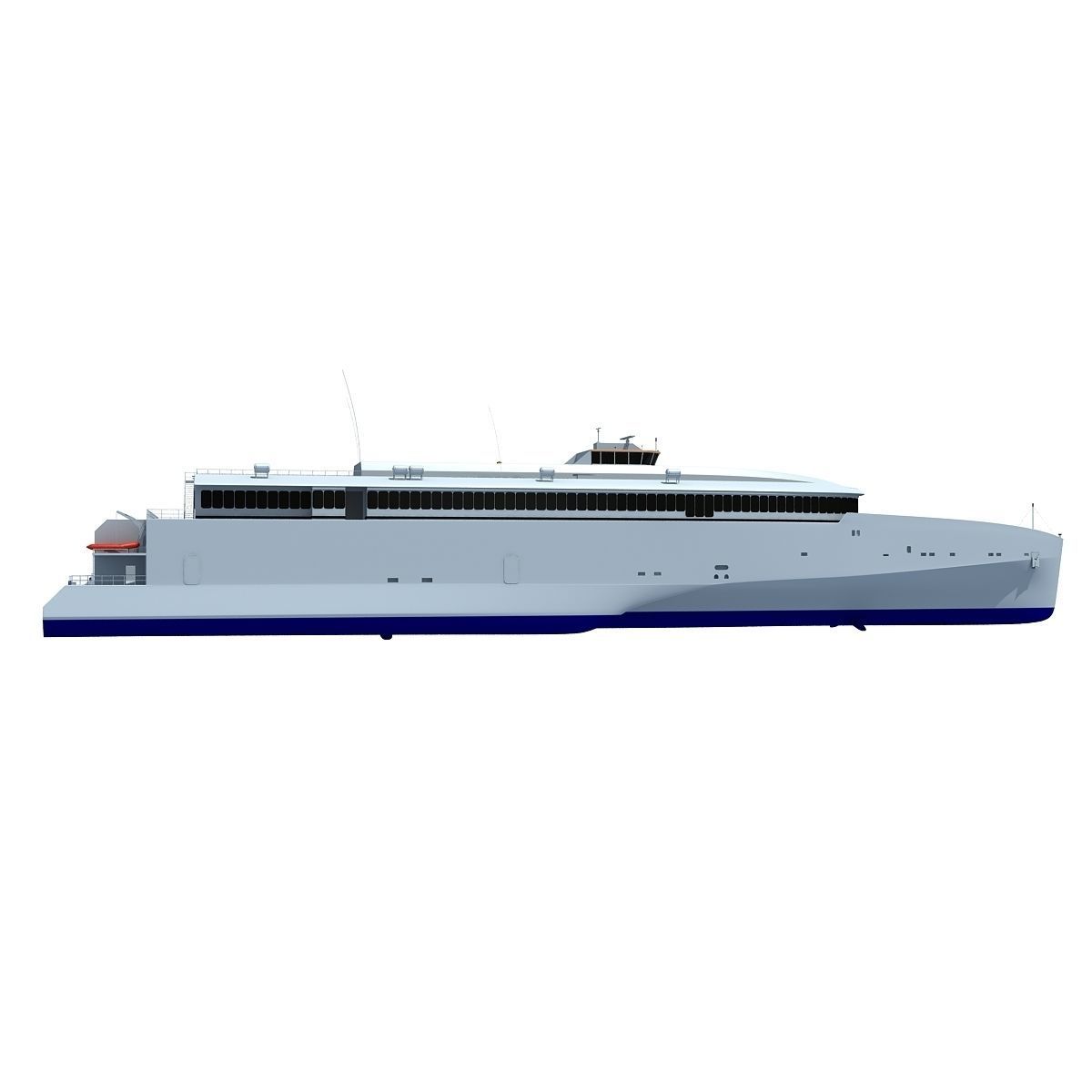 Austal Super Fast Yacht 3D model_4