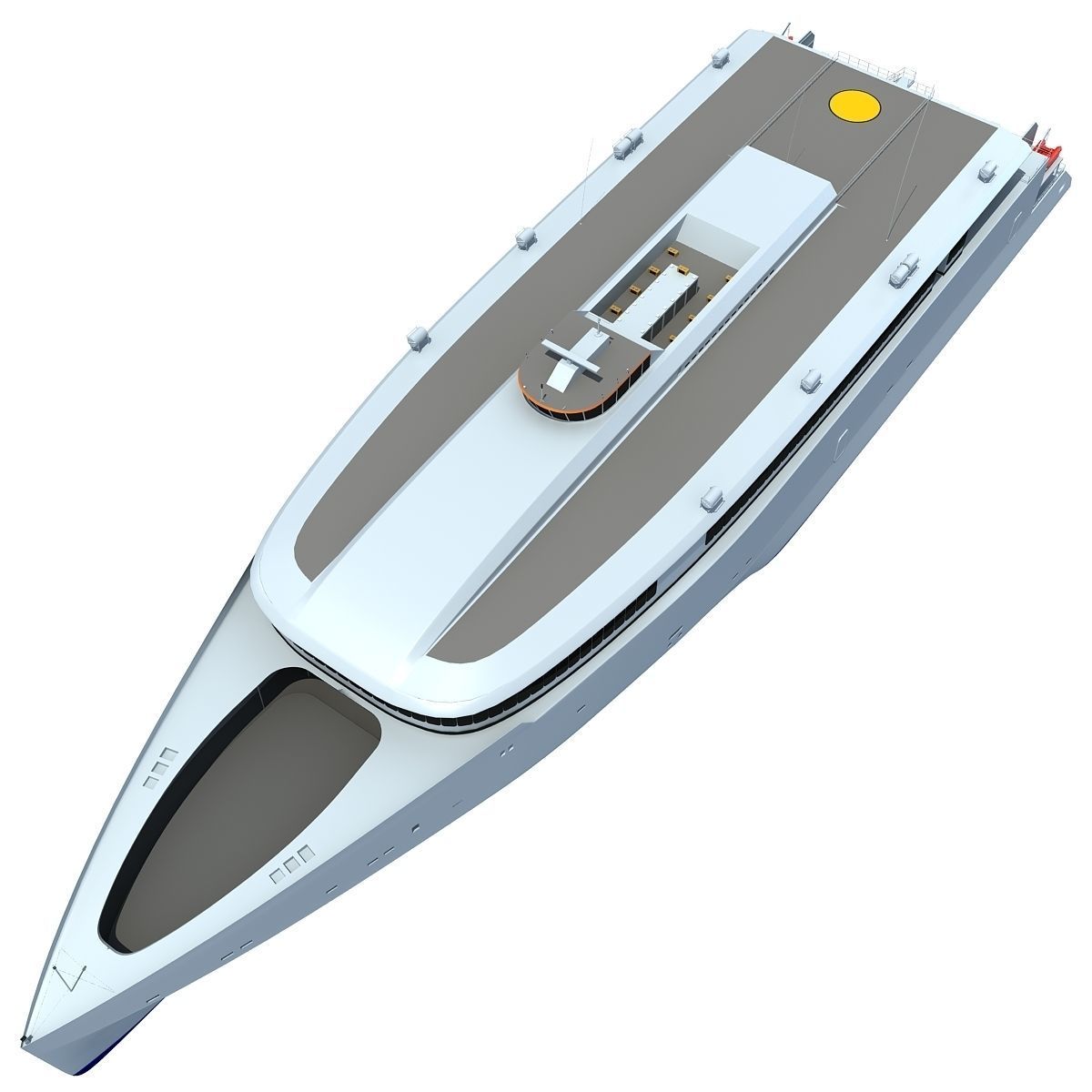 Austal Super Fast Yacht 3D model_7