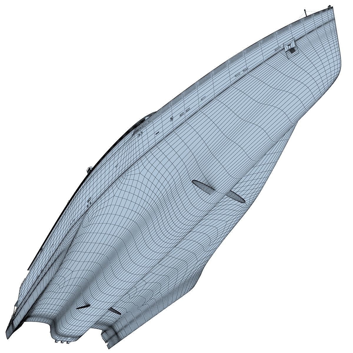 Austal Super Fast Yacht 3D model_17