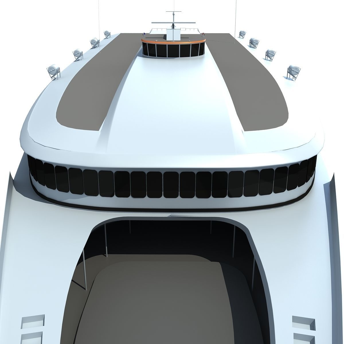 Austal Super Fast Yacht 3D model_12