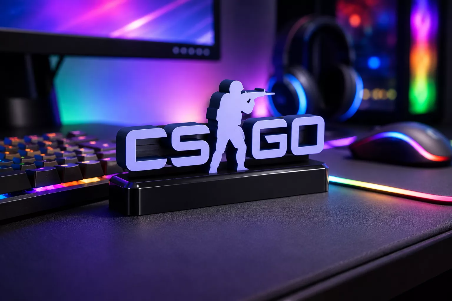 CSGO STAND LOGO 3D print model