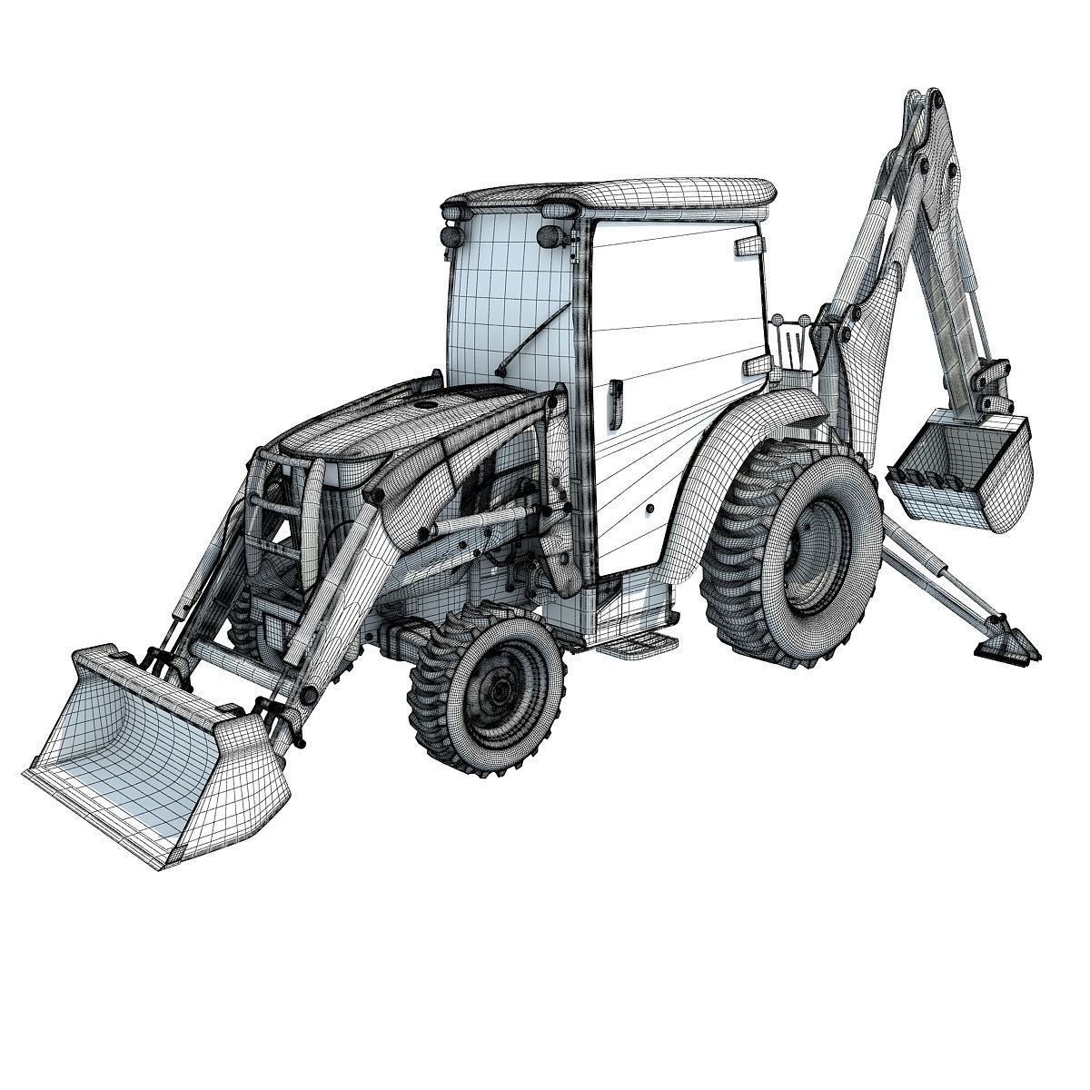 Agriculture Truck 3D model_19