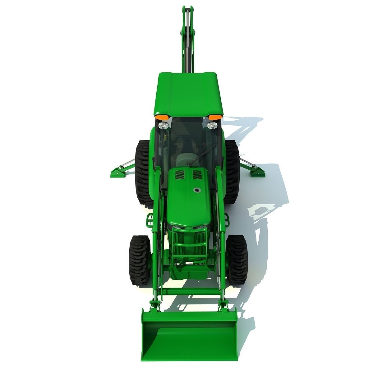 Agriculture Truck 3D model_6