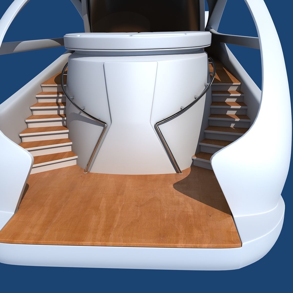Luxury Sport Yacht 3D model_11