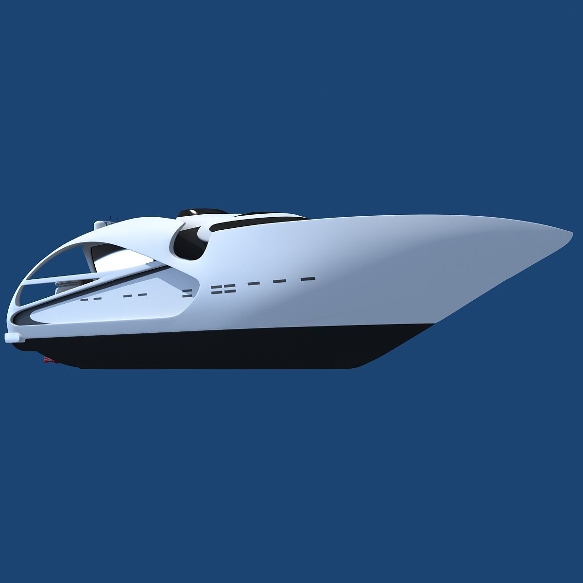 Luxury Sport Yacht 3D model_6