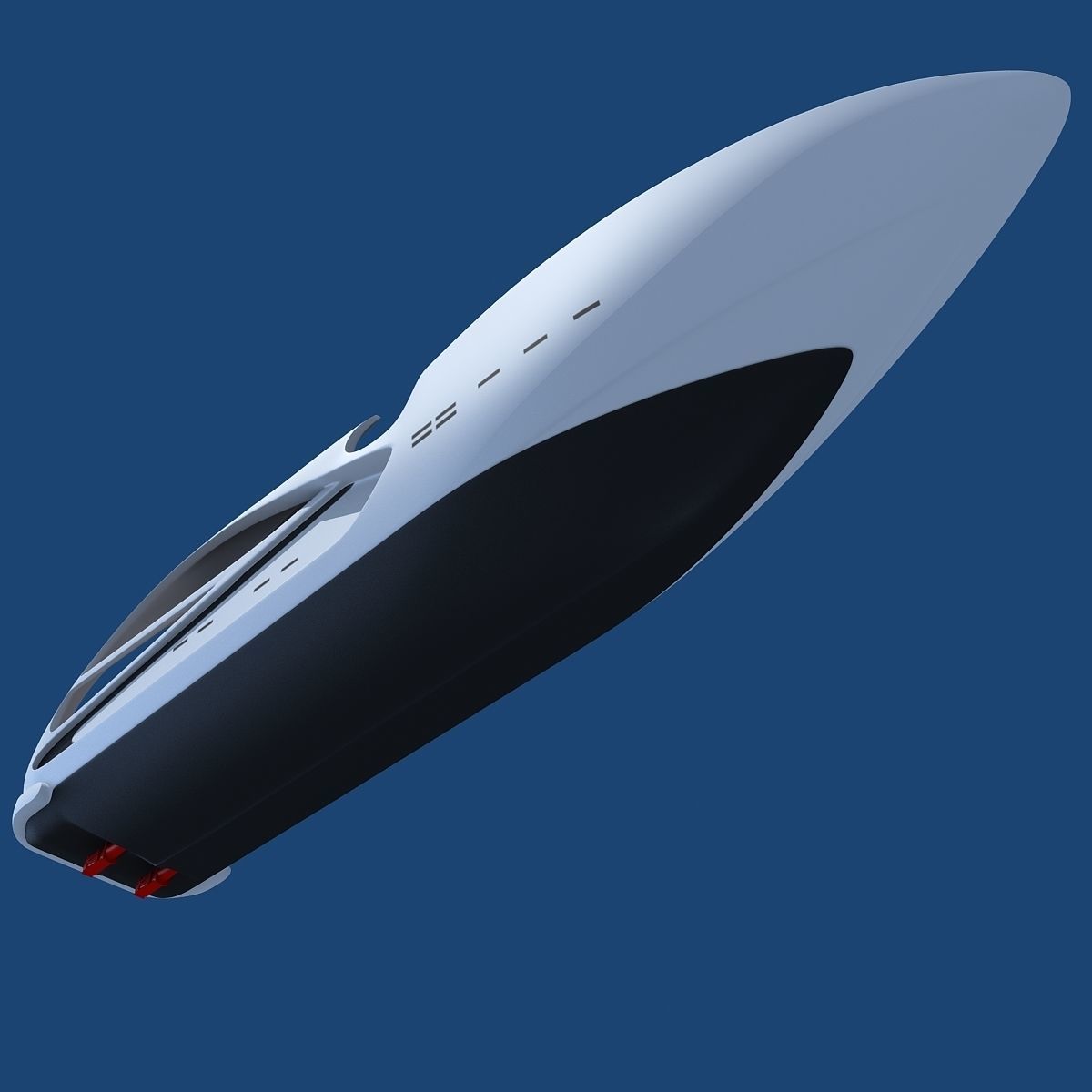 Luxury Sport Yacht 3D model_9