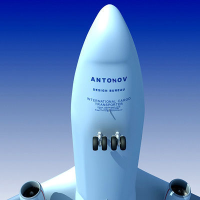 Antonov Jet and Bomber Models 3D model_57
