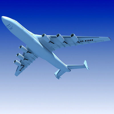 Antonov Jet and Bomber Models 3D model_26