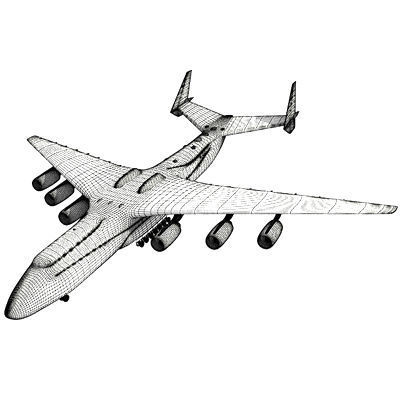 Antonov Jet and Bomber Models 3D model_69
