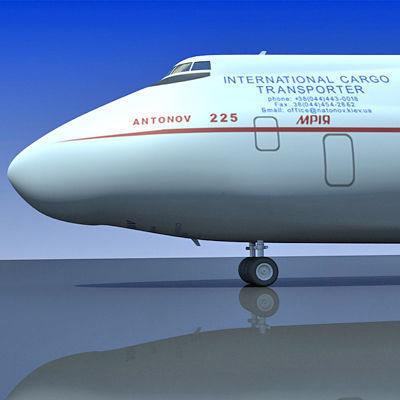 Antonov Jet and Bomber Models 3D model_49