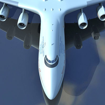 Antonov Jet and Bomber Models 3D model_43