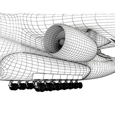Antonov Jet and Bomber Models 3D model_58