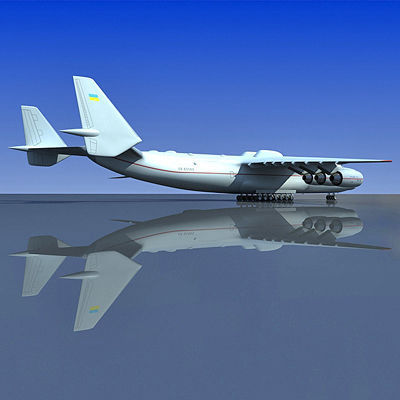 Antonov Jet and Bomber Models 3D model_29