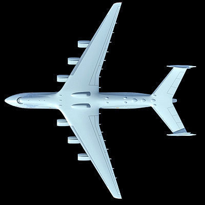 Antonov Jet and Bomber Models 3D model_22