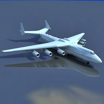 Antonov Jet and Bomber Models 3D model_4