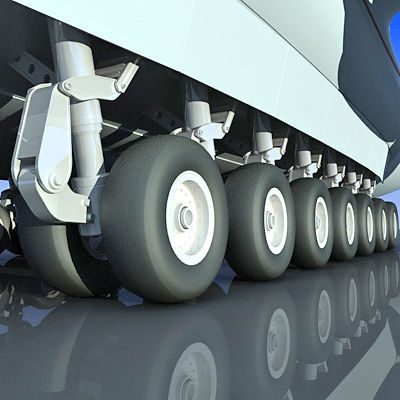 Antonov Jet and Bomber Models 3D model_39