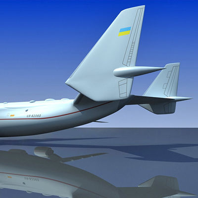 Antonov Jet and Bomber Models 3D model_48