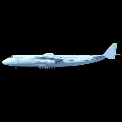Antonov Jet and Bomber Models 3D model_13