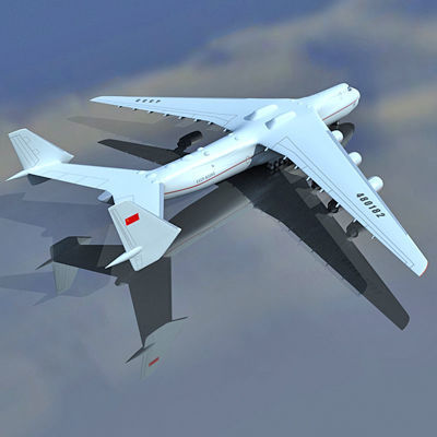 Antonov Jet and Bomber Models 3D model_40