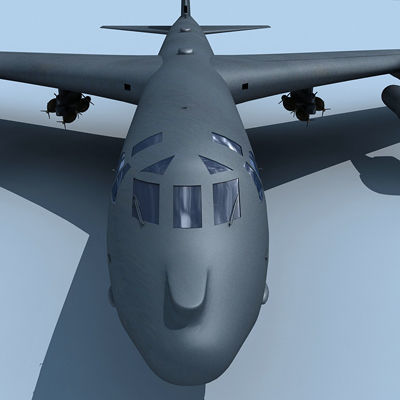 Antonov Jet and Bomber Models 3D model_71