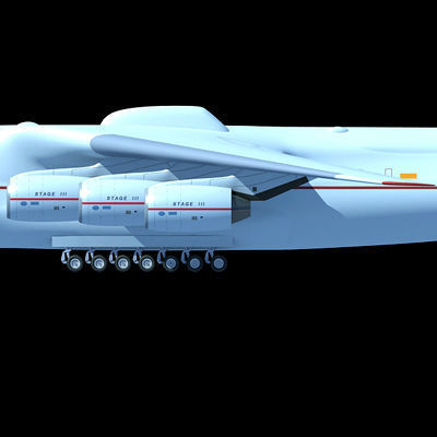 Antonov Jet and Bomber Models 3D model_19