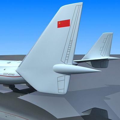 Antonov Jet and Bomber Models 3D model_53