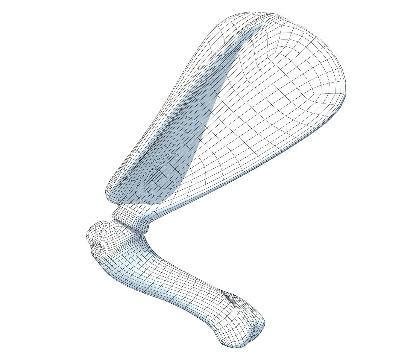 Animal Scapula Upper Bone 3D model_6