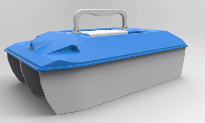 Large format baitboat with twin motor 3D print model