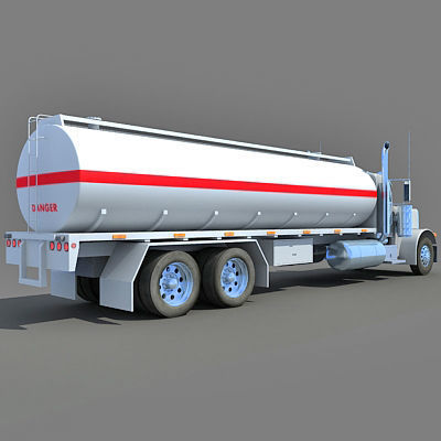 Heavy Tanker Truck 3D model_1