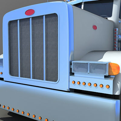 Heavy Tanker Truck 3D model_12