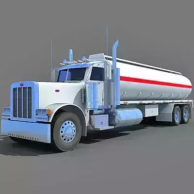 Heavy Tanker Truck 3D model