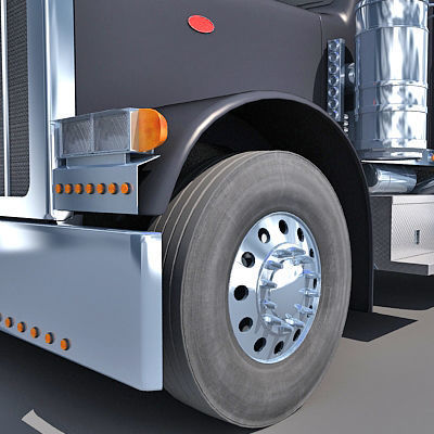 American Tanker Truck 3D model_14
