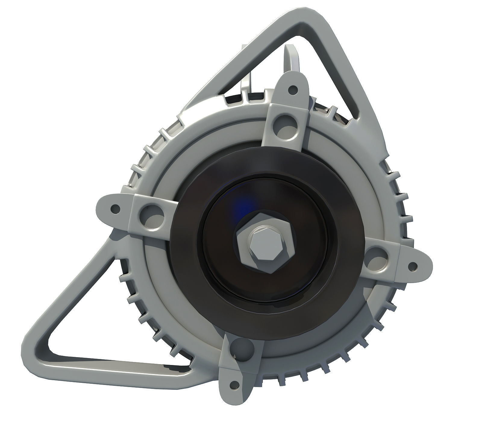 Automobile Alternator 3D model_1