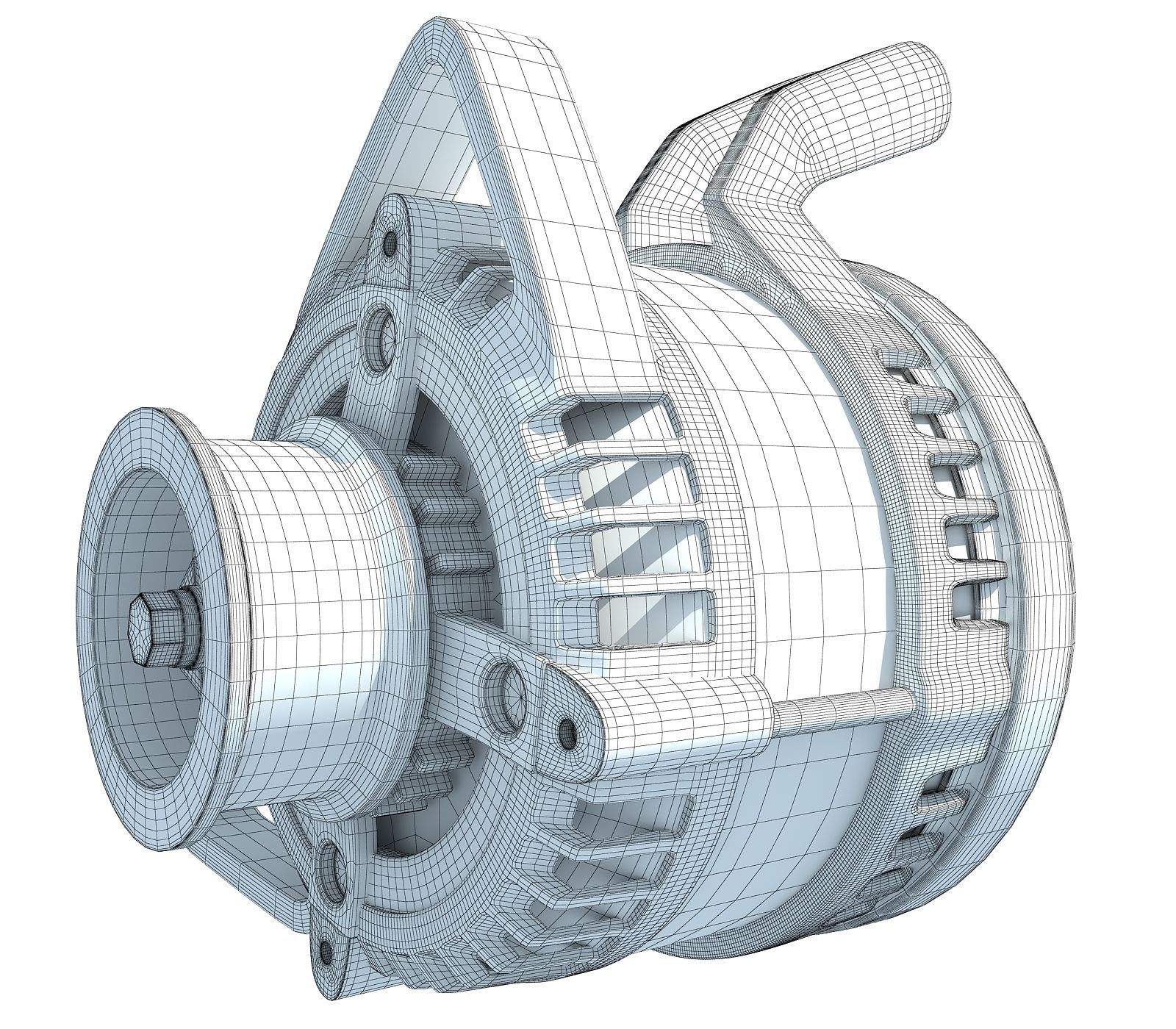 Automobile Alternator 3D model_8