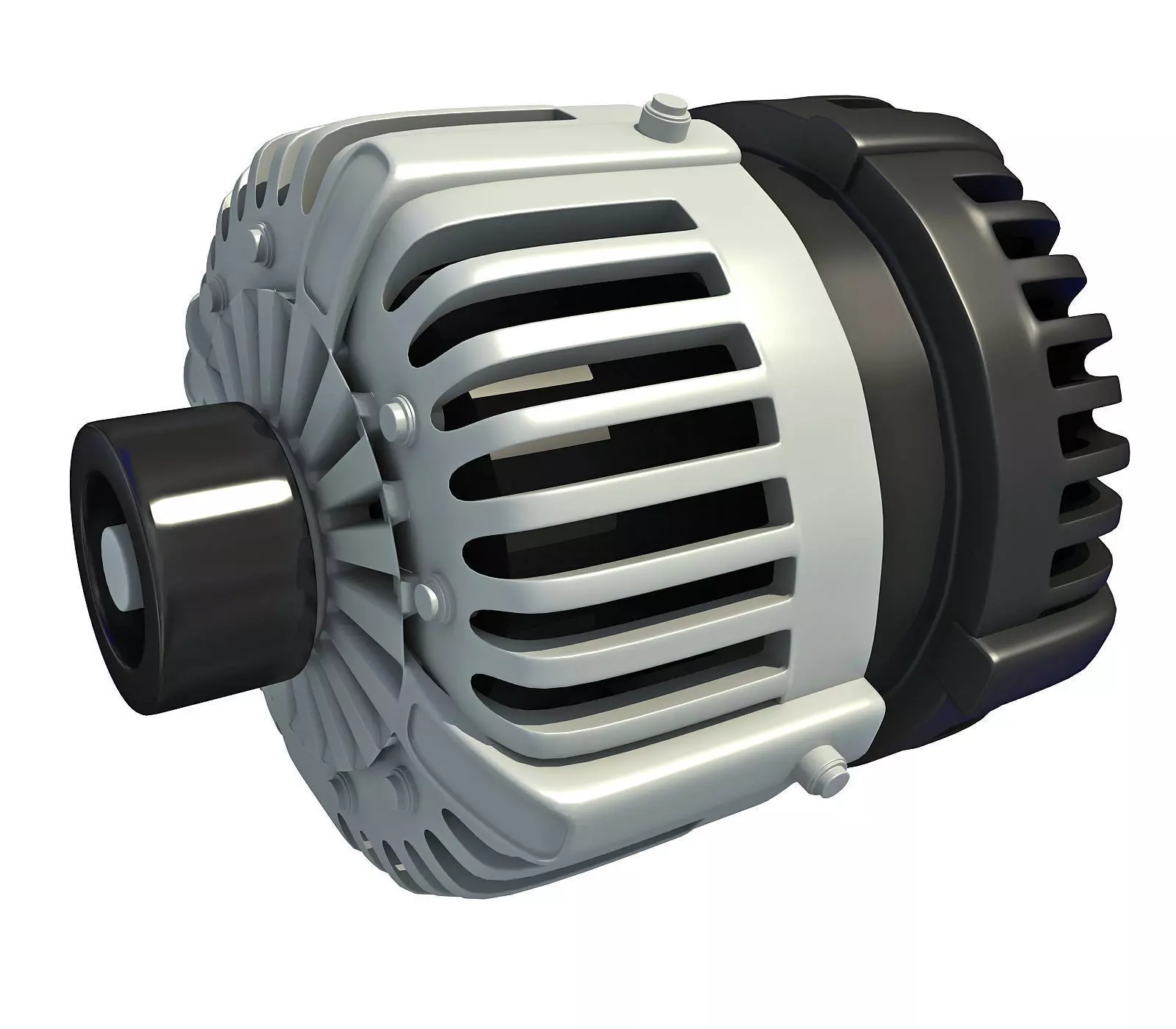 Automobile Vehicle Alternator 3D model_0