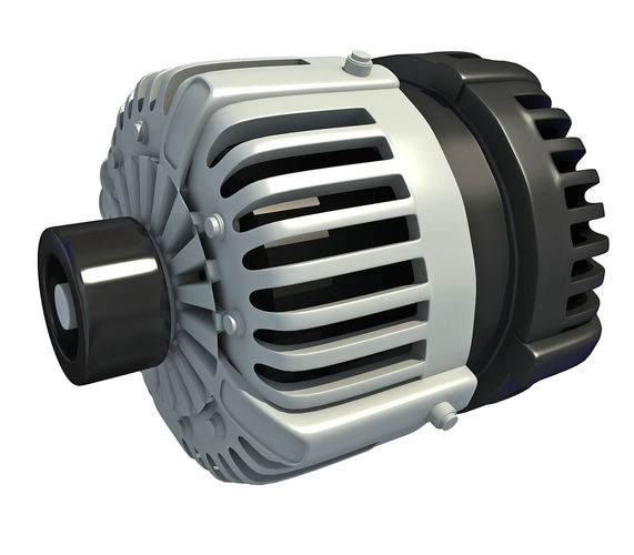 Automobile Vehicle Alternator 3D model