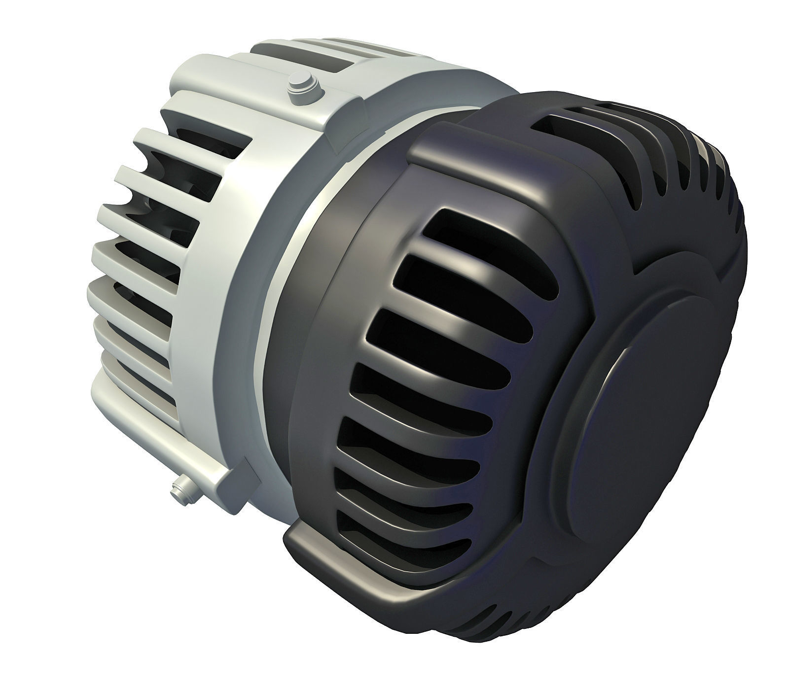 Automobile Vehicle Alternator 3D model_4
