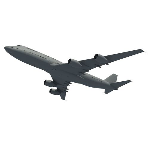Aerial Scene for Aircraft 3D model