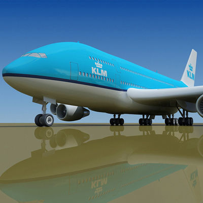6 A380 Airline Textures 3D model_45