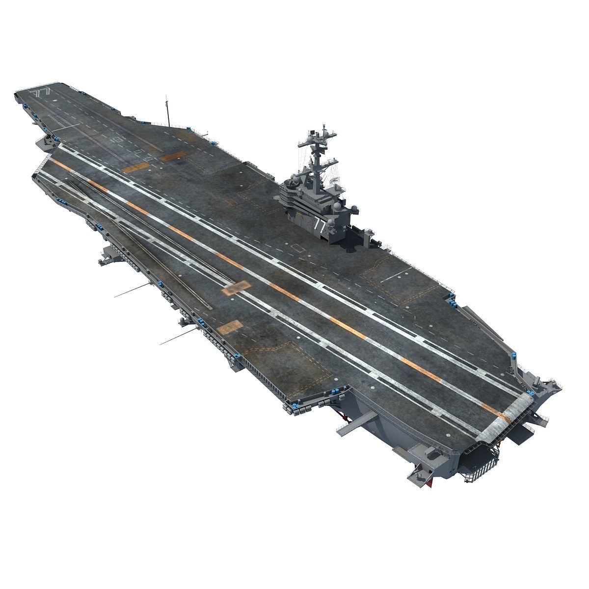 Set of Military Carriers 3D model_27