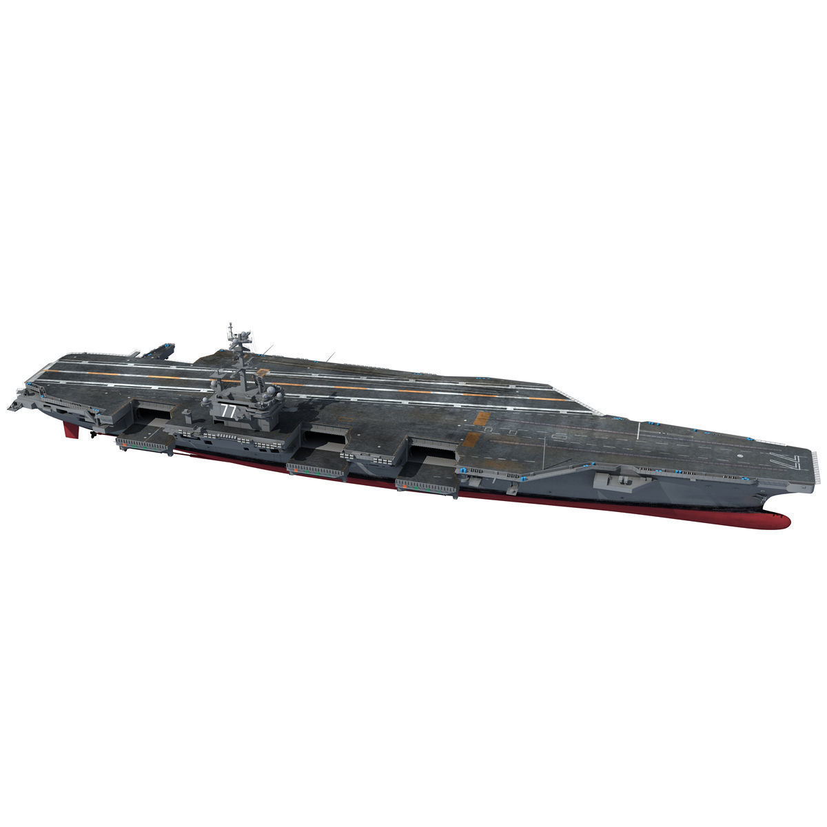 Set of Military Carriers 3D model_5